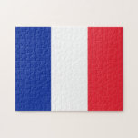 Frankreich-Flagge Puzzle<br><div class="desc">Frankreich-Flagge</div>