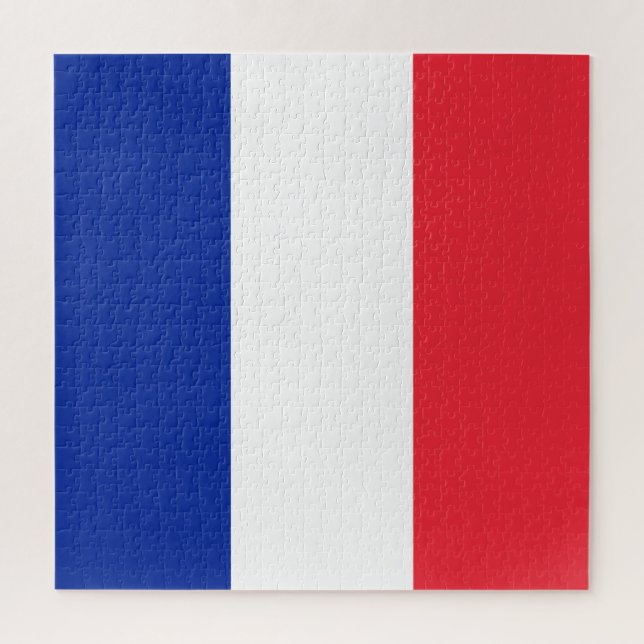 Frankreich-Flagge Puzzle (Vertikal)