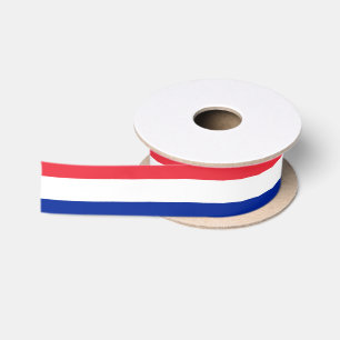 Frankreich-Flagge Satinband