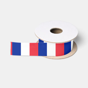 Frankreich-Flagge Satinband