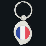 Frankreich-Flagge Schlüsselanhänger<br><div class="desc">Frankreich-Flagge</div>