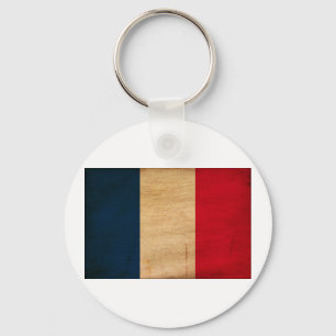 Frankreich-Flagge Schlüsselanhänger