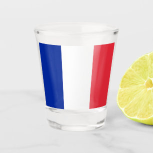 Frankreich-Flagge Schnapsglas