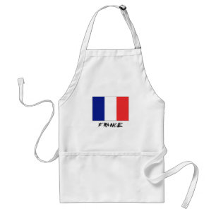 Frankreich-Flagge Schürze