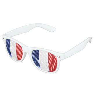 Frankreich-Flagge Sonnenbrille