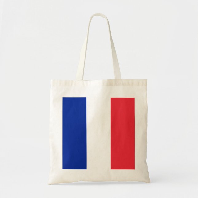 Frankreich-Flagge Tragetasche (Vorne)