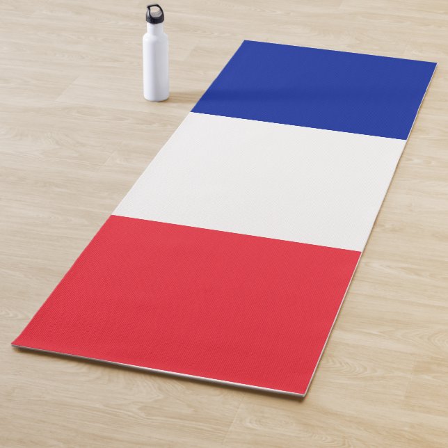 Frankreich-Flagge Yogamatte (Beispiel)