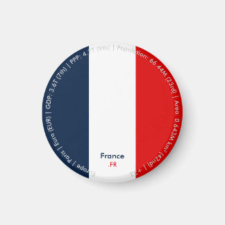 Frankreich-Flaggen-Magnet Magnet