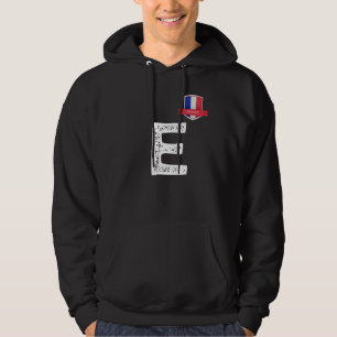 Frankreich - Flaggenstaat Buchstaben E Frankreich Hoodie
