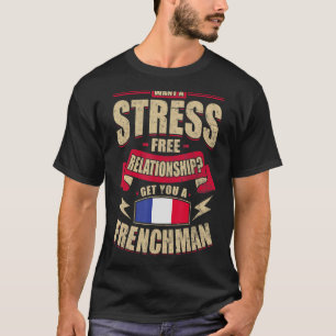 Frankreich Flaggenstaat Frankreich Männer und Frau T-Shirt