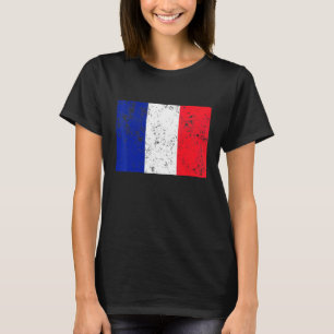 Frankreich Flaggenstaat Französisch Vintag T-Shirt