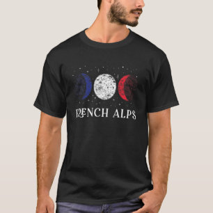 Frankreich Flaggenstaat Liebe Französische Alpen S T-Shirt