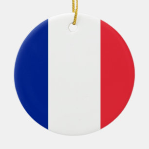 Frankreich Flaggenverzierung Keramikornament
