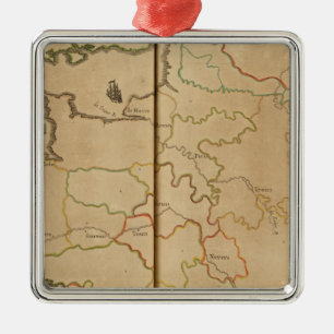 Frankreich-Flüsse Ornament Aus Metall