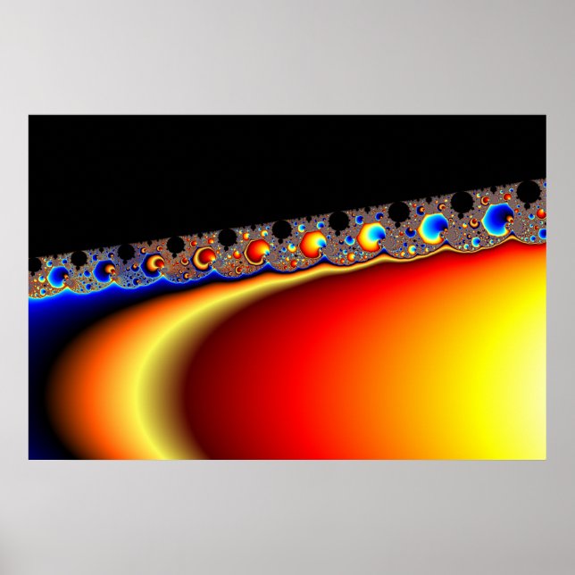 Frankreich - Fraktal Poster (Vorne)