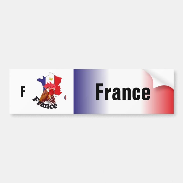 Frankreich - France Autoaufkleber (Vorne)