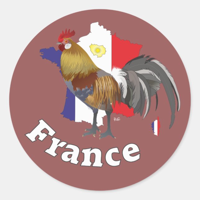 Frankreich France Francia Aufkleber (Vorderseite)
