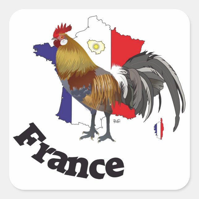 Frankreich France Francia Aufkleber (Vorderseite)