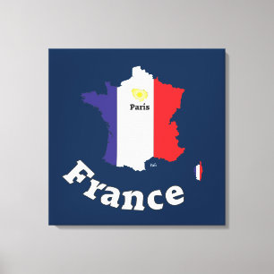 Frankreich, France, Francia Leinwand