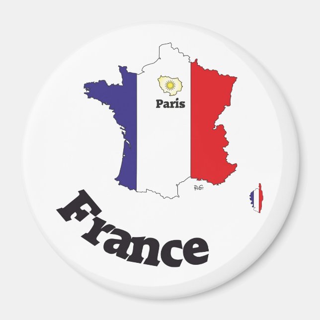 Frankreich France Francia Magnete (Vorne)