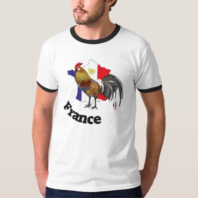 Frankreich  France  Francia T-Shirt (Vorderseite)
