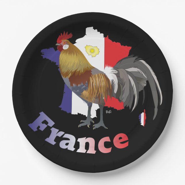 Frankreich France Francia Teller (Vorderseite)