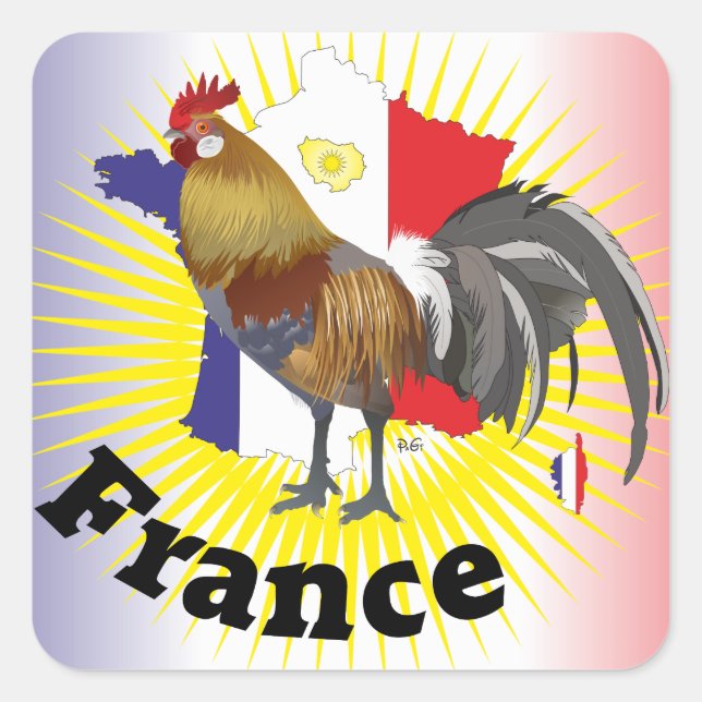 Frankreich Francia Aufkleber (Vorderseite)
