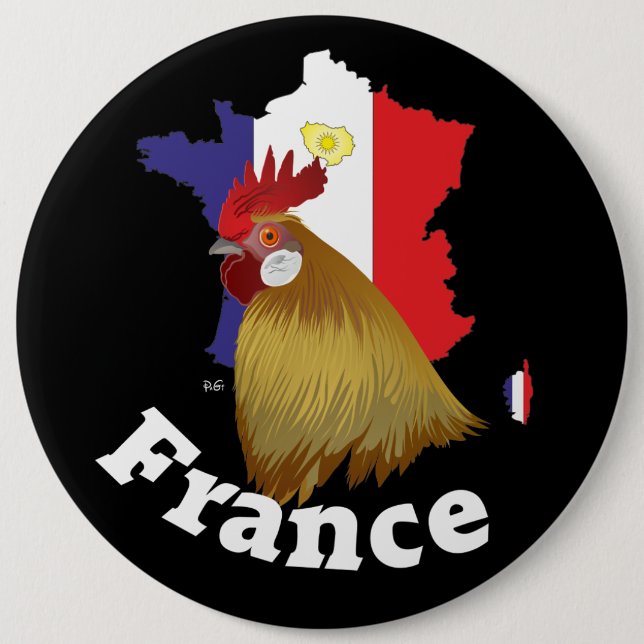 Frankreich Francia Button (Vorderseite)