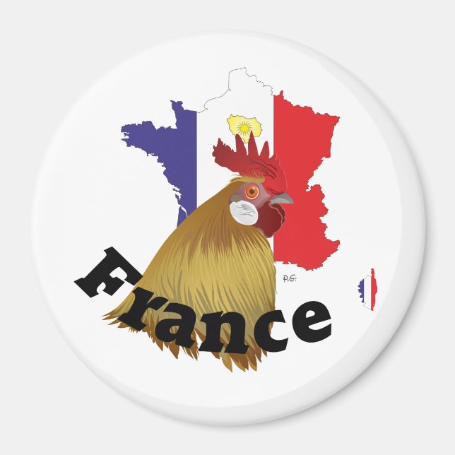 Frankreich Francia Magnete (Vorne)