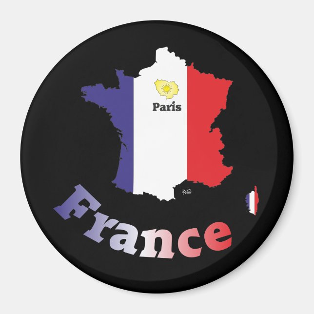 Frankreich Francia Magnete (Vorne)