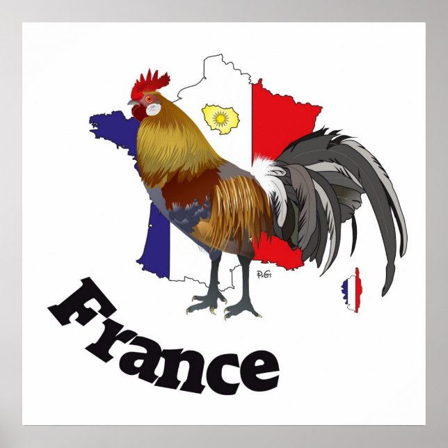 Frankreich, Francia Poster (Vorne)