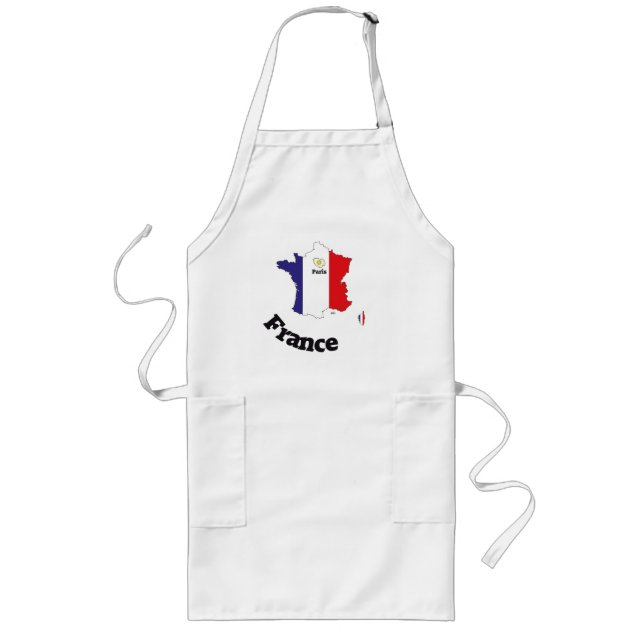 Frankreich Francia Schæ Lange Schürze (Vorne)