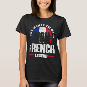 Frankreich - Frankreich - Flaggenmutter T-Shirt