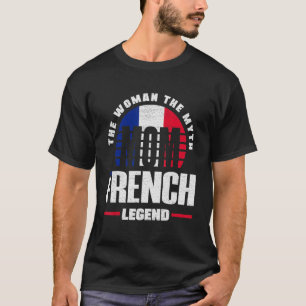 Frankreich - Frankreich - Flaggenmutter T-Shirt