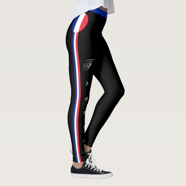 Frankreich / Französisch Flag Fashion Reise / Spor Leggings (Rechts)
