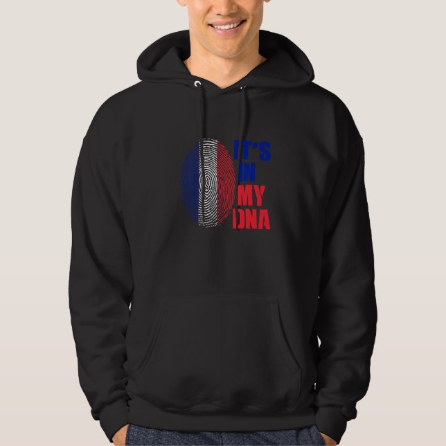 Frankreich Französische Flagge Paris Französische  Hoodie (Vorderseite)