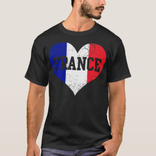 Frankreich - Französische Liebe für Flaggen T-Shirt