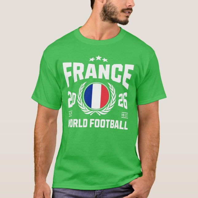 Frankreich Fußball 2026 T-Shirt (Vorderseite)