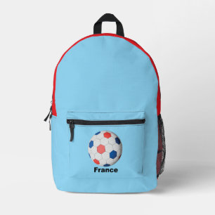 Frankreich Fußball Bedruckter Rucksack