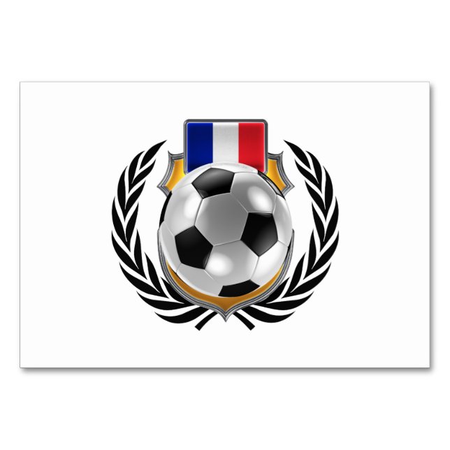 Frankreich Fußball-Champions Tischnummer (Vorderseite)