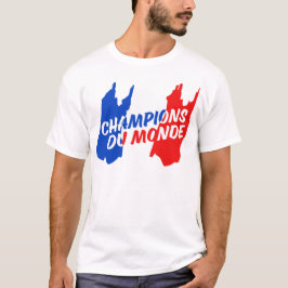 Frankreich-Fußball-Fußball-Meister der Welt T-Shirt