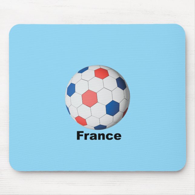 Frankreich Fußball Mousepad (Vorne)