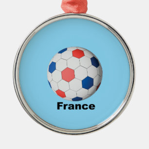 Frankreich Fußball Ornament Aus Metall