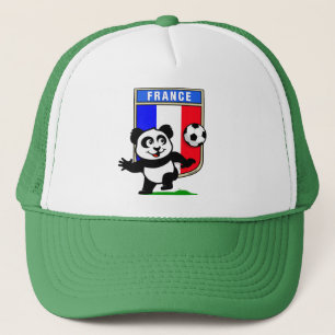 Frankreich-Fußball-Panda Truckerkappe