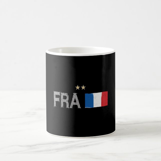 Frankreich Fußball-Shirt Französisch-Flagge Kaffeetasse (Mittel)