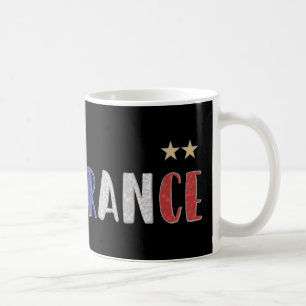 Frankreich Fußball-Shirt Französisch-Flagge Kaffeetasse