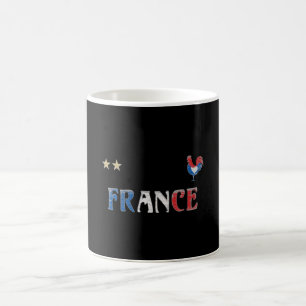 Frankreich Fußball-Shirt Französisch-Flagge Kaffeetasse