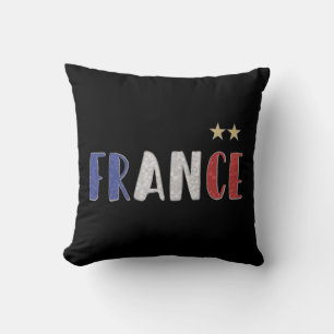 Frankreich Fußball-Shirt Französisch-Flagge Kissen