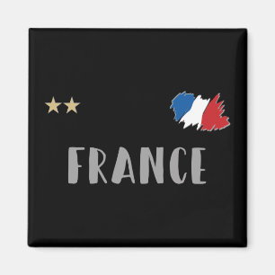Frankreich Fußball-Shirt Französisch-Flagge Magnet