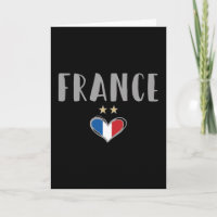 Frankreich Fußball-Shirt mit Herz